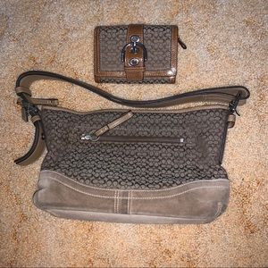 Authentic Coach purse AND wallet set
